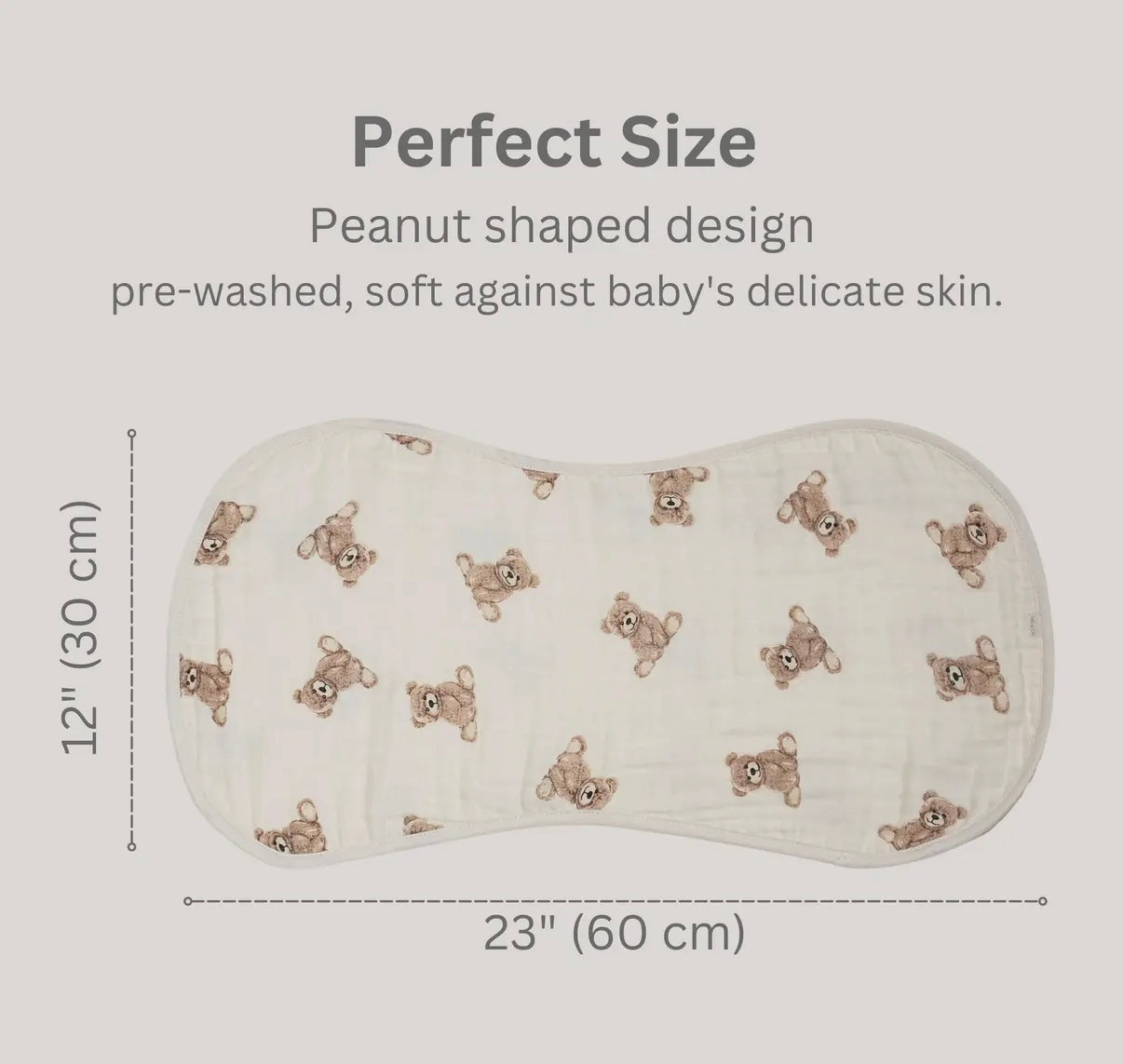 Bamboo Muslin Burp Cloth
