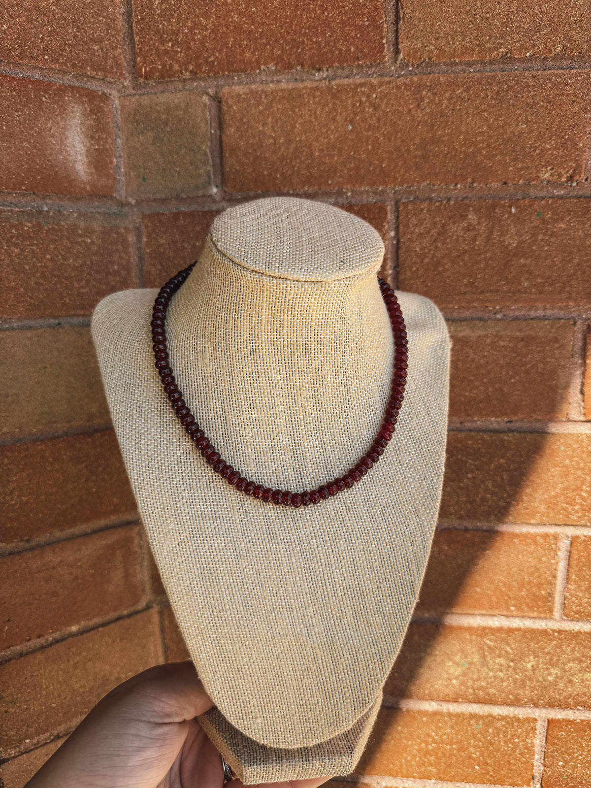 Maroon Necklace