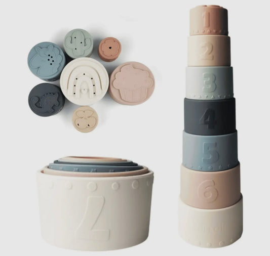 Silicone Stacking Cups