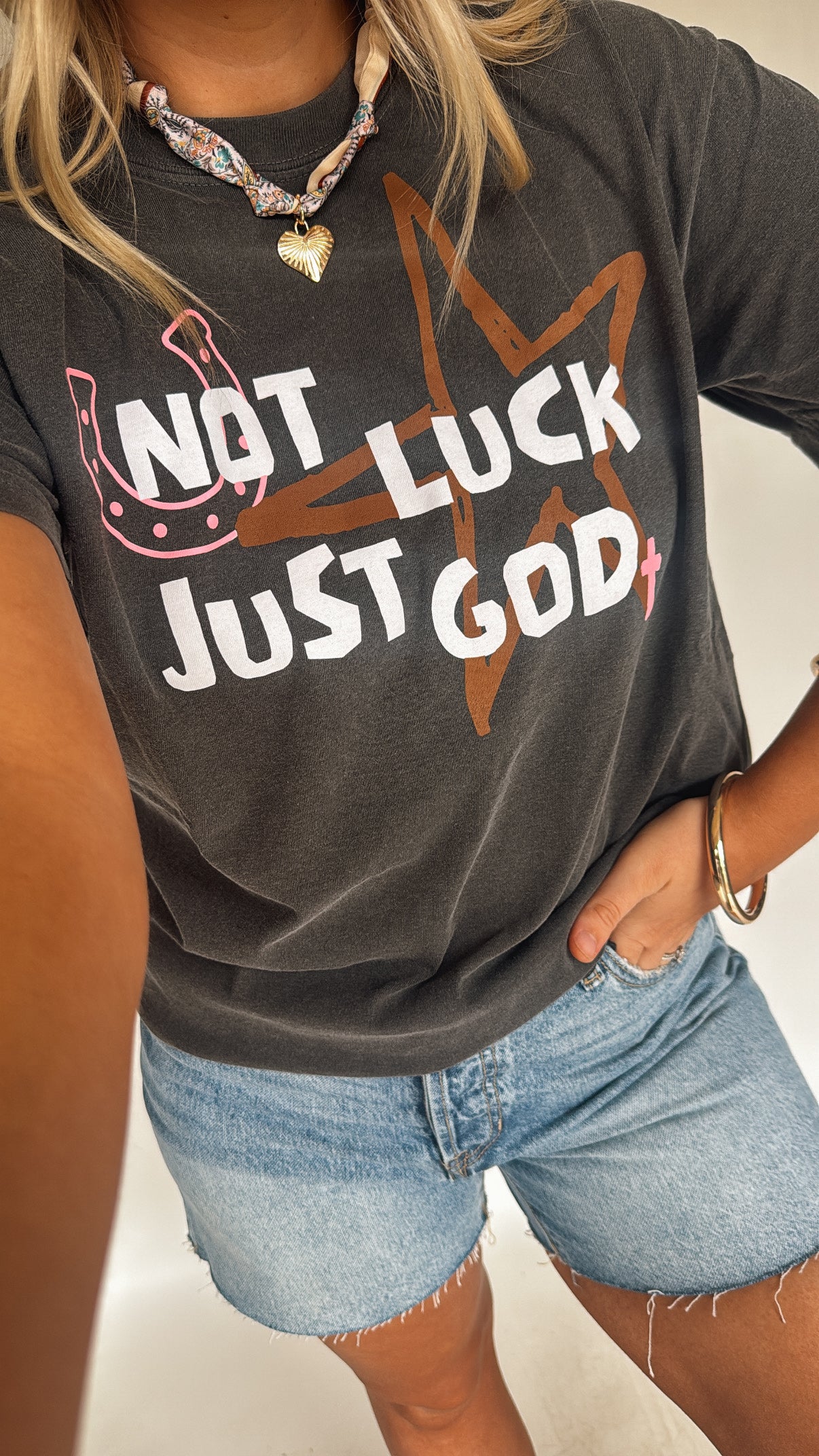 Not Luck Just God Tee