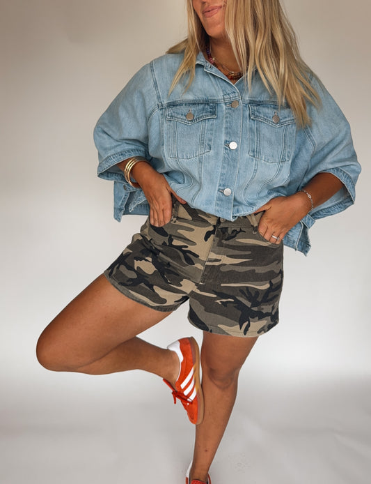 Rae Camo Shorts