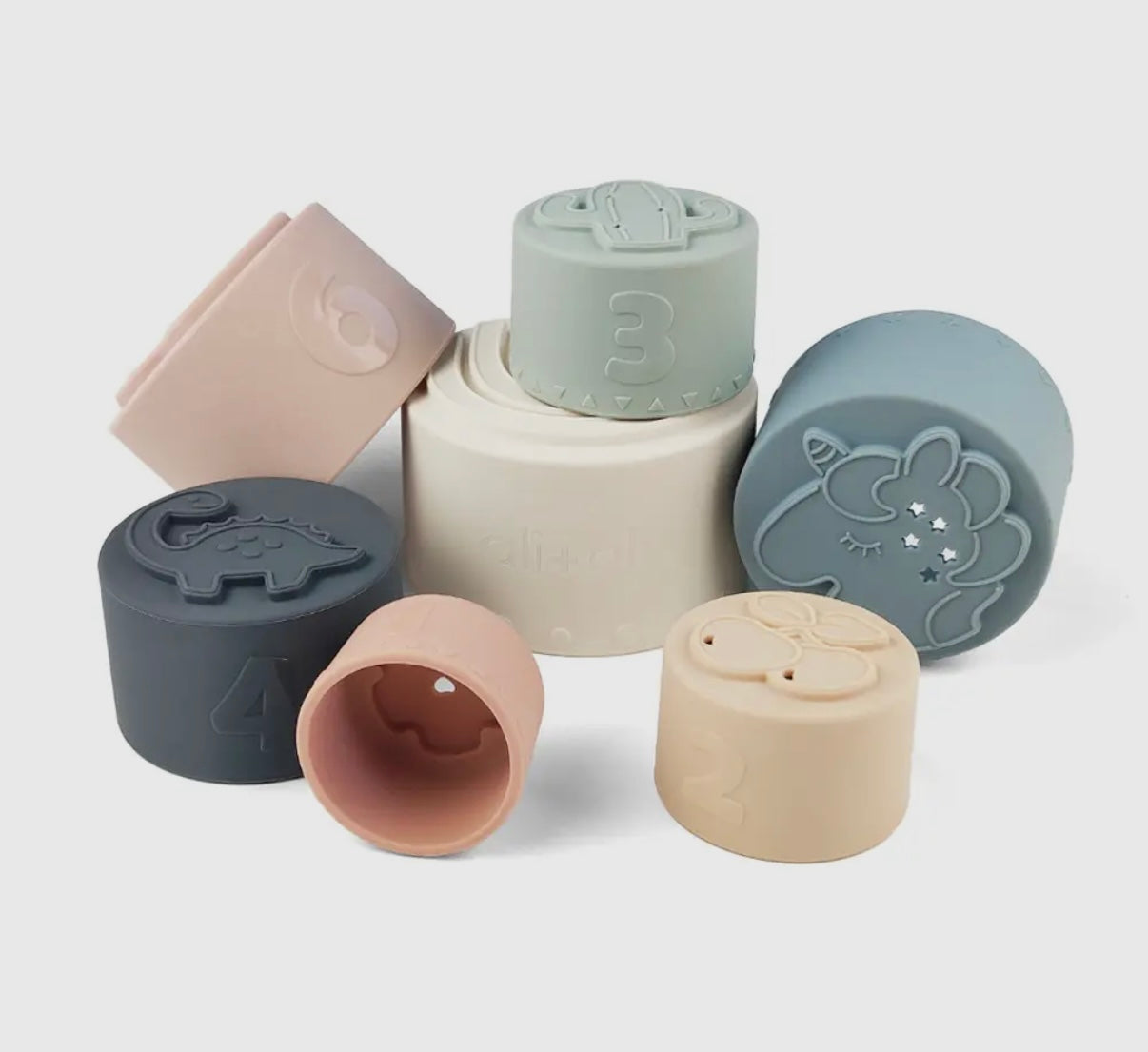 Silicone Stacking Cups