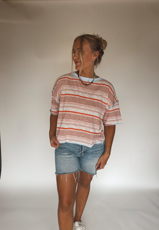 Coral Breeze Tee