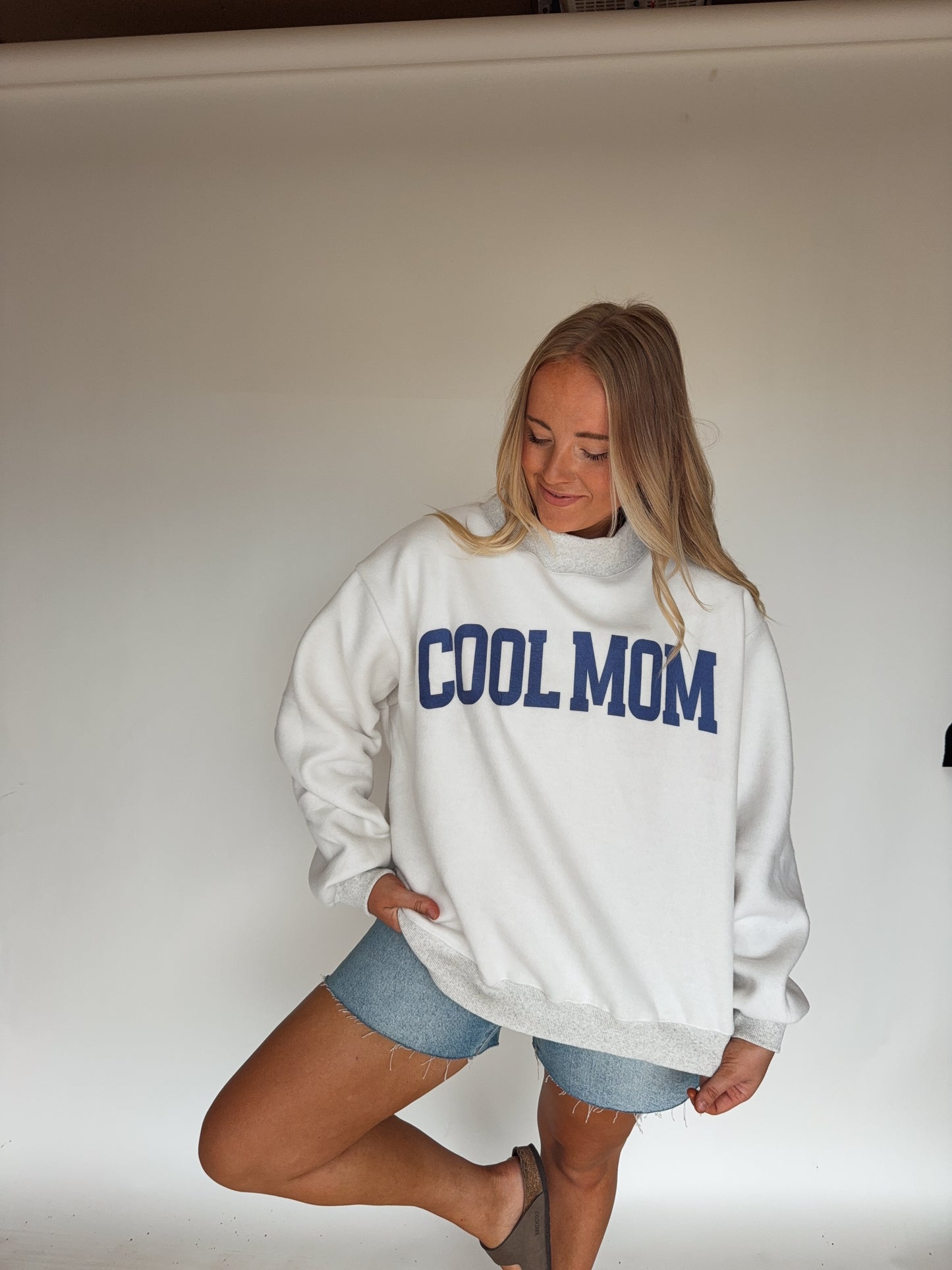 Mother & Cool Mom Mockneck