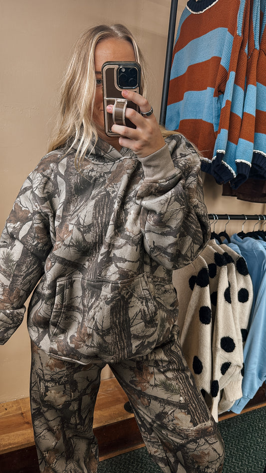 Jessie Camo Sweatshirt