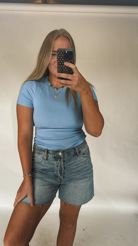 Essential Tee - Denim Drift