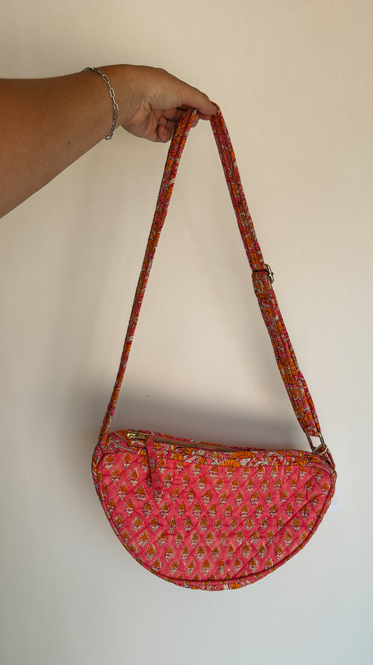Quilted Floral Bag