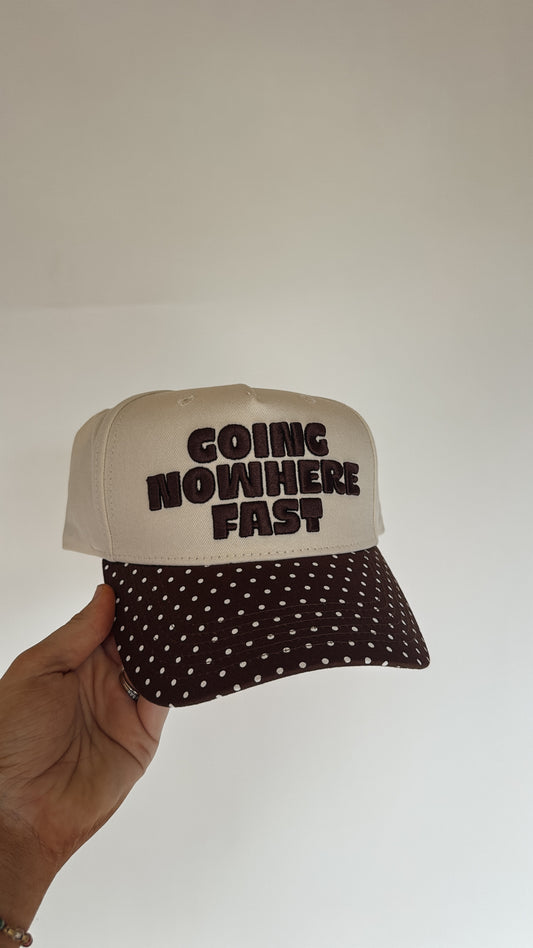 Going Nowhere Fast Trucker Hat