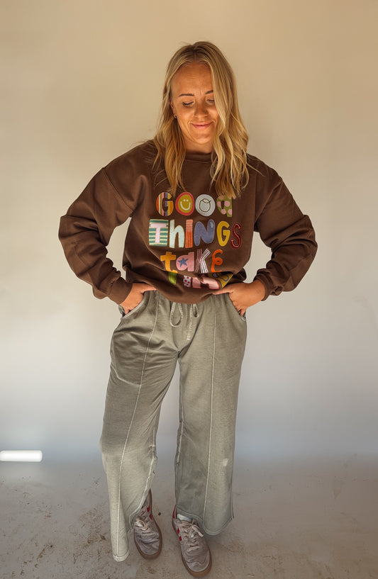 Eva Pants  - Ash Mocha